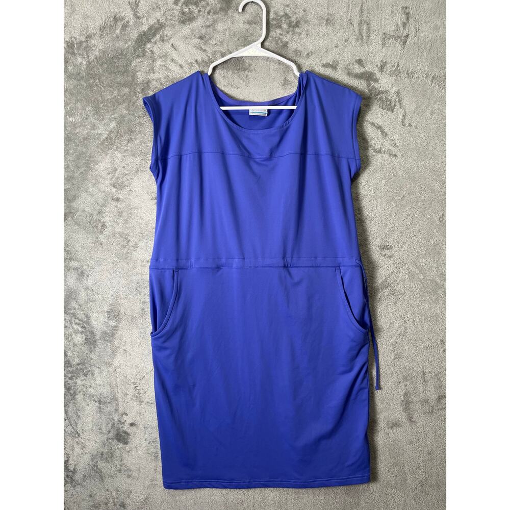 Columbia‎ Blue Active Dress Sleeveless Stretch Casual Sporty Pocket Gorpcore SM